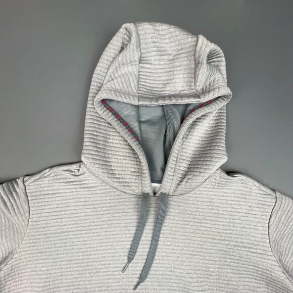 Nike Dri-Fit Ribbed Hoodie Women's XL Extra Large Training Sweatshirt Fleece - Picture 4 of 7